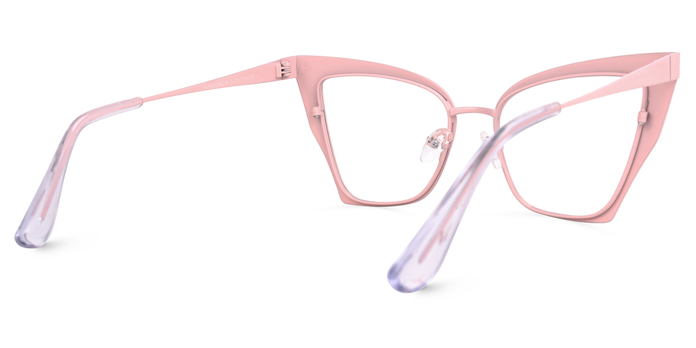 Readers +2.50 Butterfly Pink/Green Metal Frames