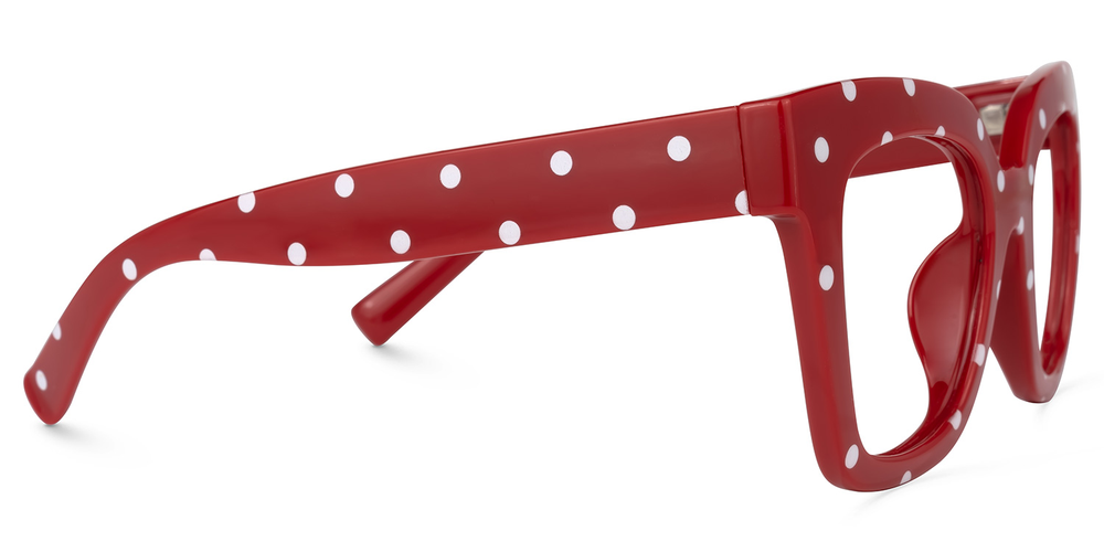 Kelly Eyewear Red/White Polka Dots