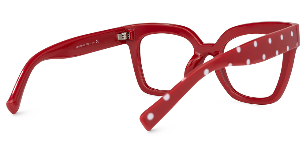 Kelly Eyewear Red/White Polka Dots