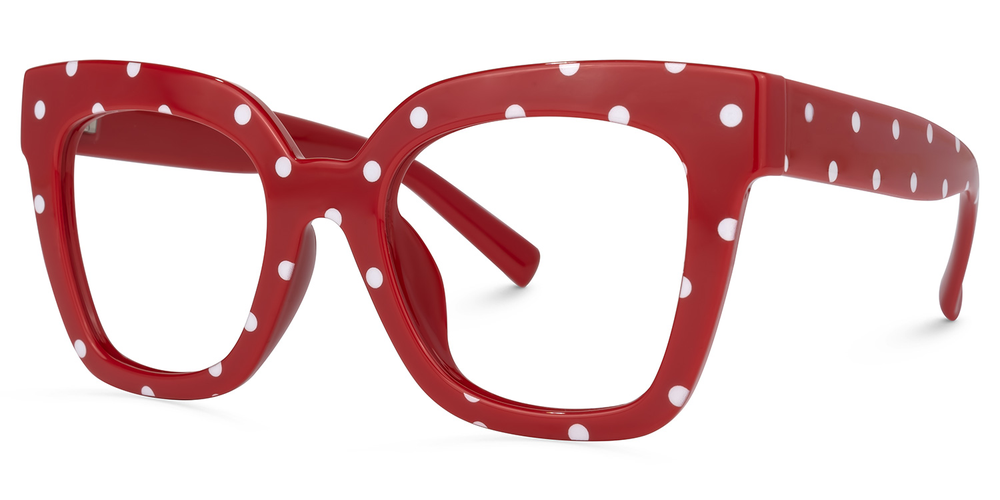 Kelly Eyewear Red/White Polka Dots