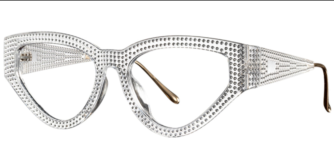 Geometric Bling Eyeglasses