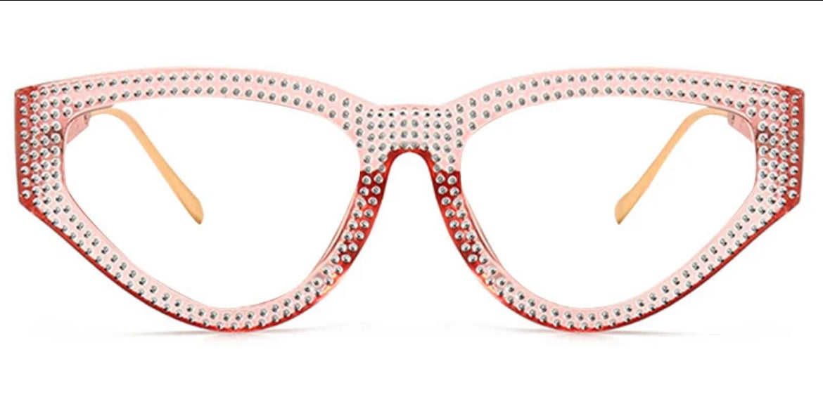 Geometric Bling Eyeglasses